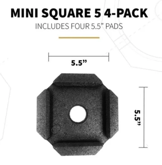 SNAPPAD MINI SQUARE 5 - 4 PK F